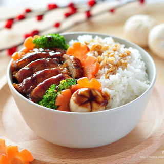 照烧鸡腿饭