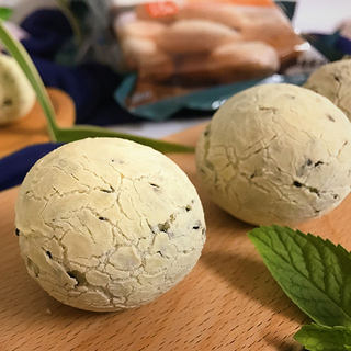 黑芝麻麻糬面包