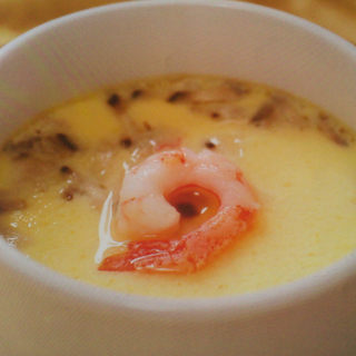 虾仁蟹肉茶碗蒸