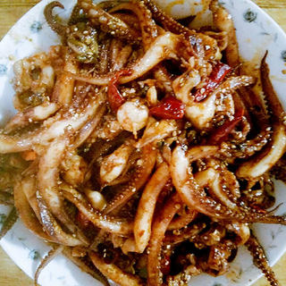 辣炒鱿鱼