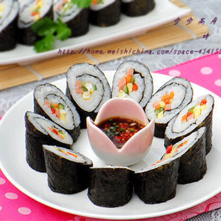 【步步高寿司卷】--- 2012年夜饭第二道菜（主食）