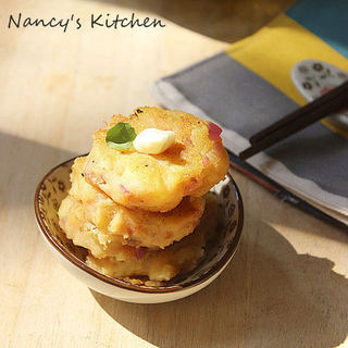日式沙拉土豆煎饼