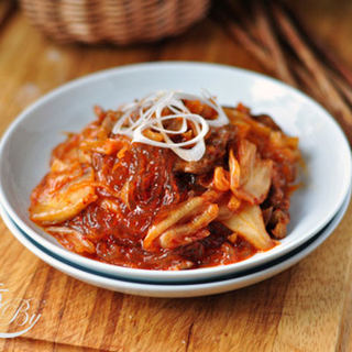 辣白菜炒粉条