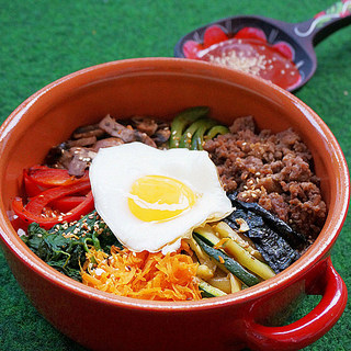 韩式拌饭 비빔밥
