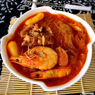 韩式牛肉卷年糕料理