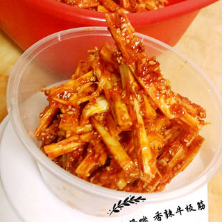 韩式香辣牛板筋