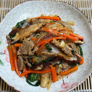 韩式香菇牛肉