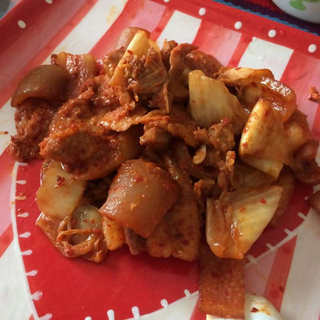 简易版 韩式烤辣白菜五花肉