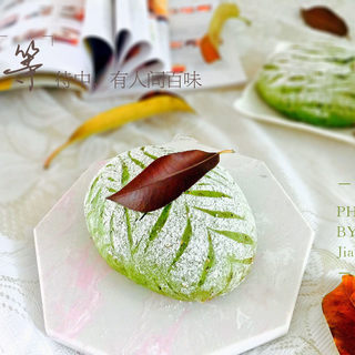 亚麻籽桂圆抹茶软欧