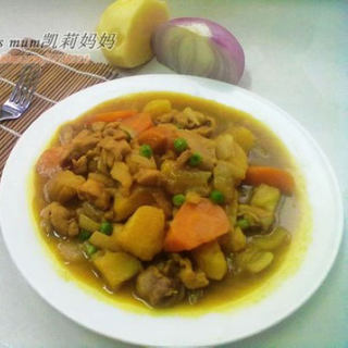咖喱土豆鸡块