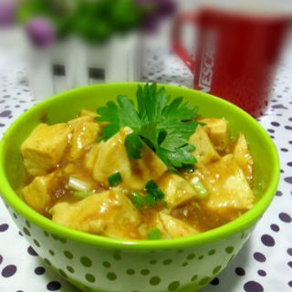 咖喱肉末豆腐