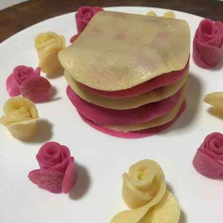 玫瑰可丽饼