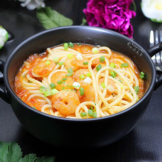 鲜虾茄汁意面