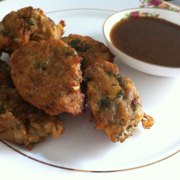 印度黄豆拌土豆泥球moong dal vadas