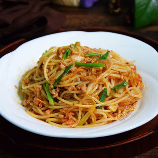 肉末泡菜意面