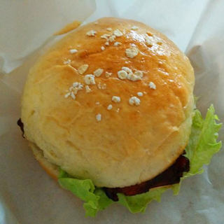 手工燕麦鸡腿堡