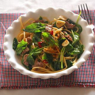 牛肉菠菜意面