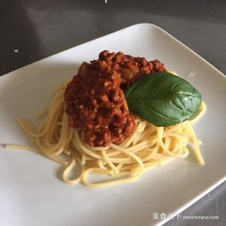 超级正宗的意大利肉酱面