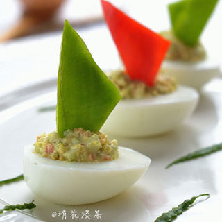 又好看又美味的帆船沙拉