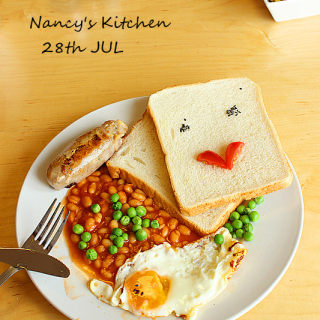 【全套英式早餐】full English breakfast
