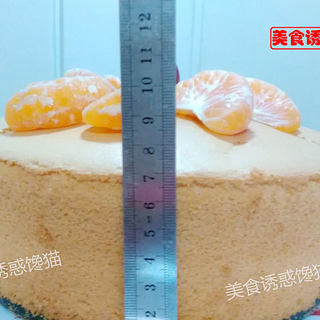 橙汁戚风蛋糕