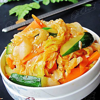 爽口开胃---韩式拌白菜