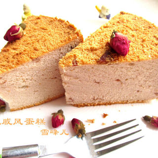 玫瑰戚风蛋糕