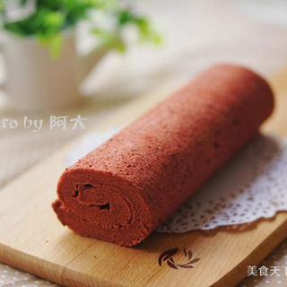 红曲蛋糕卷