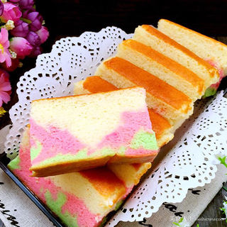 三色蜂蜜蛋糕