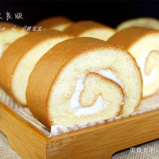 教你做不掉皮的蛋糕卷【改良小四卷】