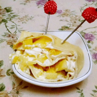 千层芒果蛋糕