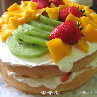水果裸蛋糕