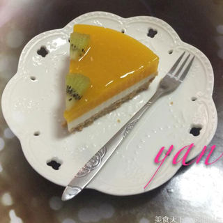 芒果酸奶慕斯蛋糕