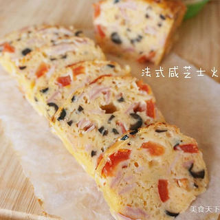 法式咸芝士火腿蛋糕