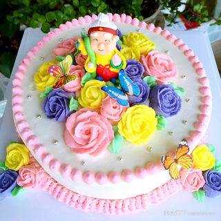 寿星婆婆生日蛋糕