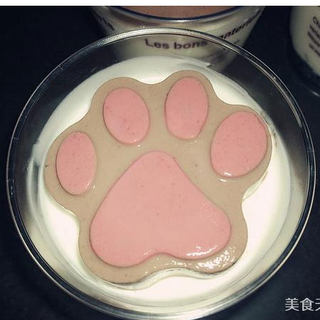猫爪布丁冻奶酪蛋糕