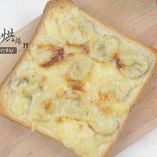 香蕉芝士面包片