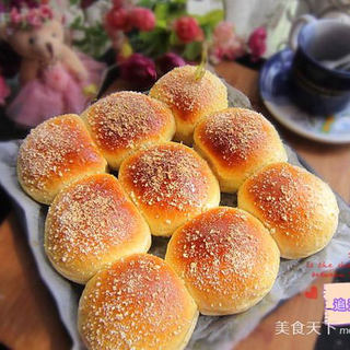 豆沙香酥粒面包