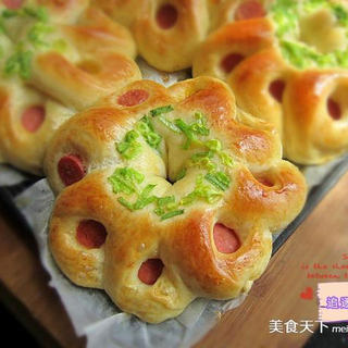 香葱热狗面包