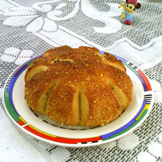 杏仁红糖面包