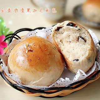 全麦酒渍黑加仑面包
