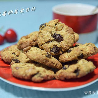 营养健康的香酥燕麦小饼干