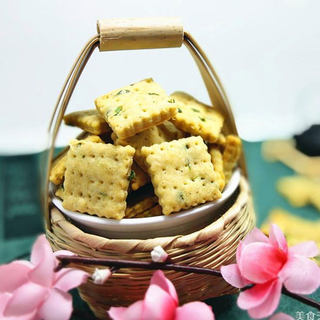 椒盐香葱苏打饼