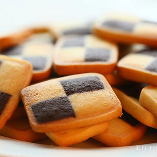 小棋格饼干