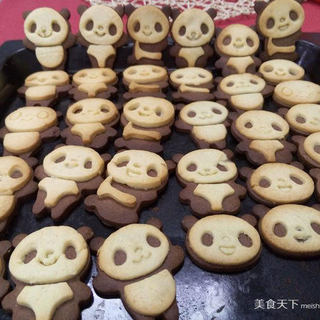 卡哇伊熊猫饼干