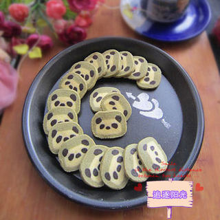 超可爱超萌的小熊猫饼干