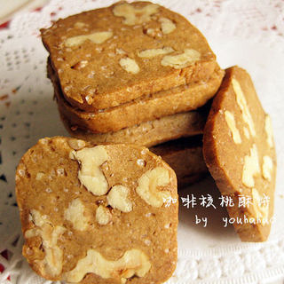 咖啡核桃酥饼
