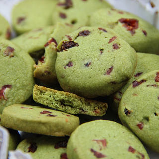 抹茶蔓越莓饼干