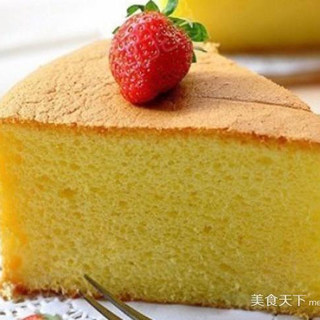 8寸戚风蛋糕（改良君之配方）