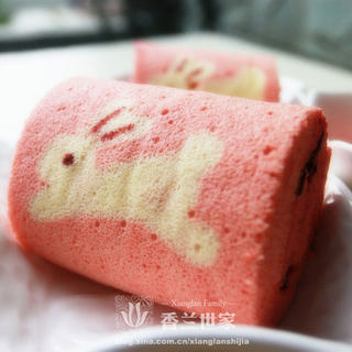 [信美DIY]彩绘蛋糕卷之可爱小白兔